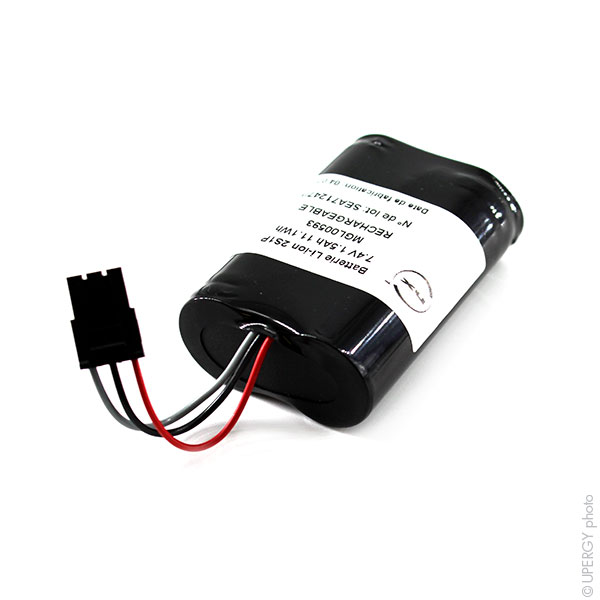 Pack(s) Batterie Li-Ion 2x  18500 2S1P  ST1 7.2V 1.9Ah Molex