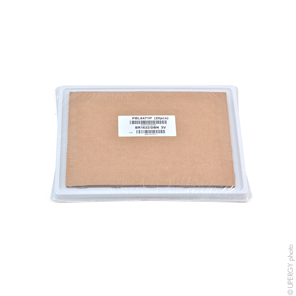 Plateau(x) de 20 Pile bouton lithium BR1632/DBN PANASONIC 3V 120mAh