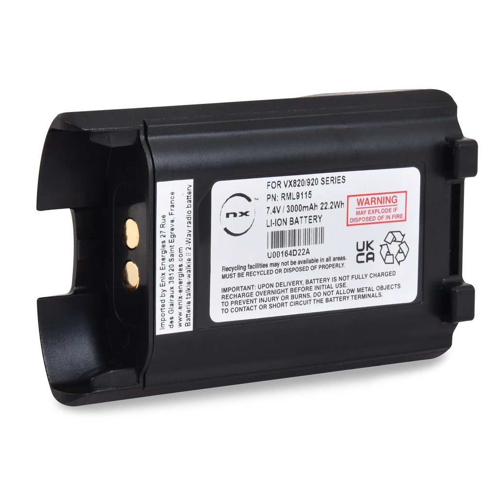 Unité(s) Batterie talkie walkie Vertex 7.4V 3000mAh