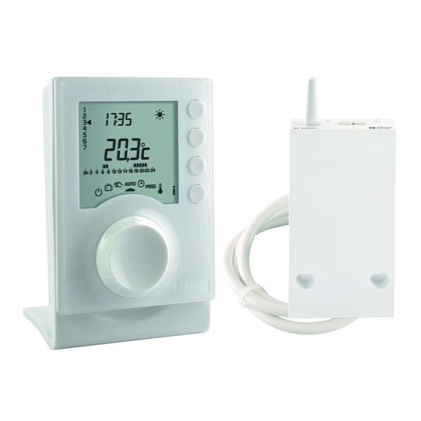 Tybox 1137 | Thermostat d'ambiance programmable radio piles