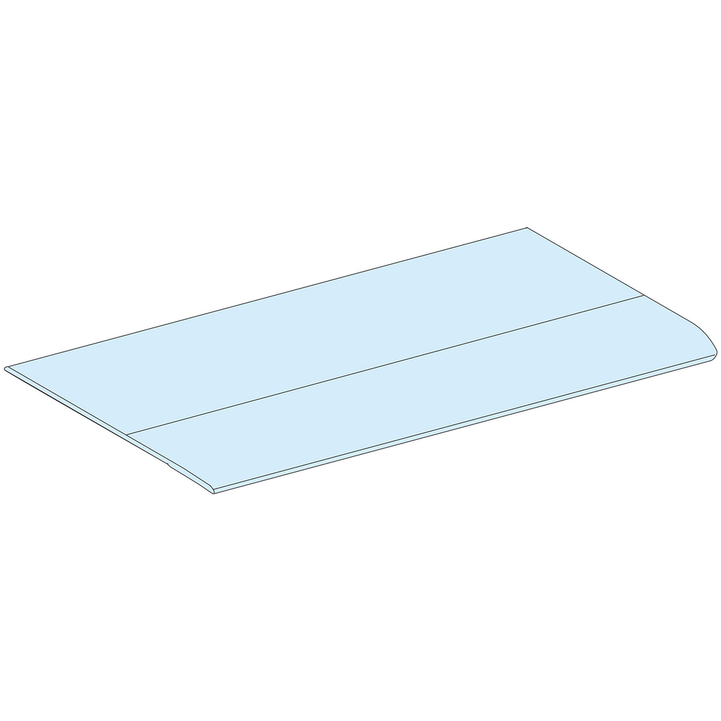 PrismaSeT G - Plaque passe-câble - Gaine L300 -IP30 - RAL9003