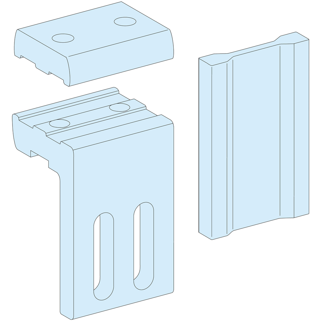 PrismaSeT P - Liaison JdB.V / JdB.H 1600A - épaisseur 10 mm
