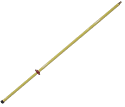 Perche isolante 1 element pour engins longueur 1 m embout SNCF