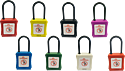cadenas plastique rouge anse nylon 4mm clé aléatoire Z