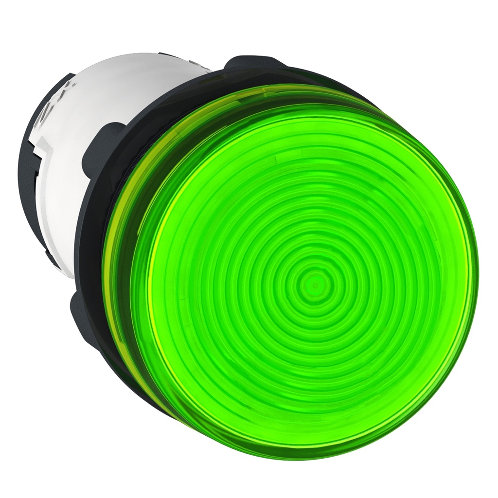 Harmony voyant rond - Ø22 - vert - BA 9s base - <= 250V