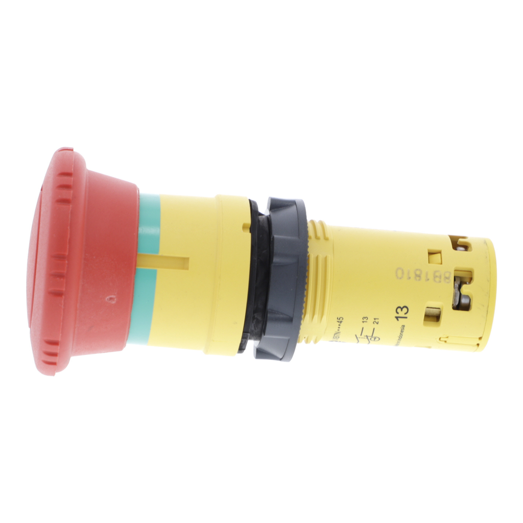 Harmony arrêt d'urgence - rouge Ø40mm - Ø22 - tourner pour déverouiller - 1O+1F