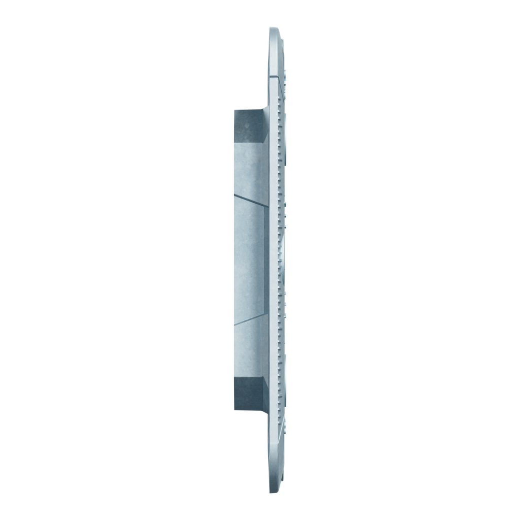 Unica - support de fixation 4 modules - zamac