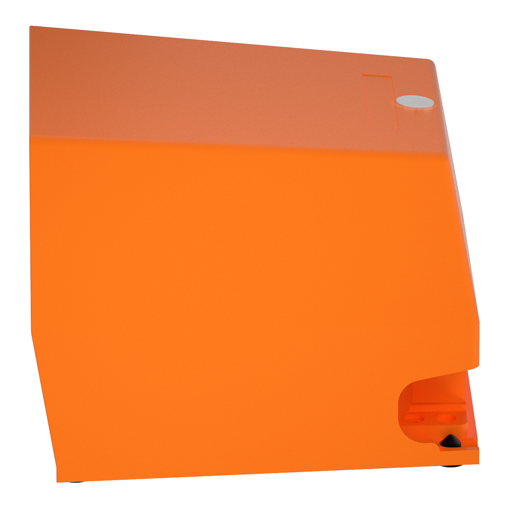 Preventa XPER - inter. à pied - simple - avec capot - métal.- orange - 1O+1F