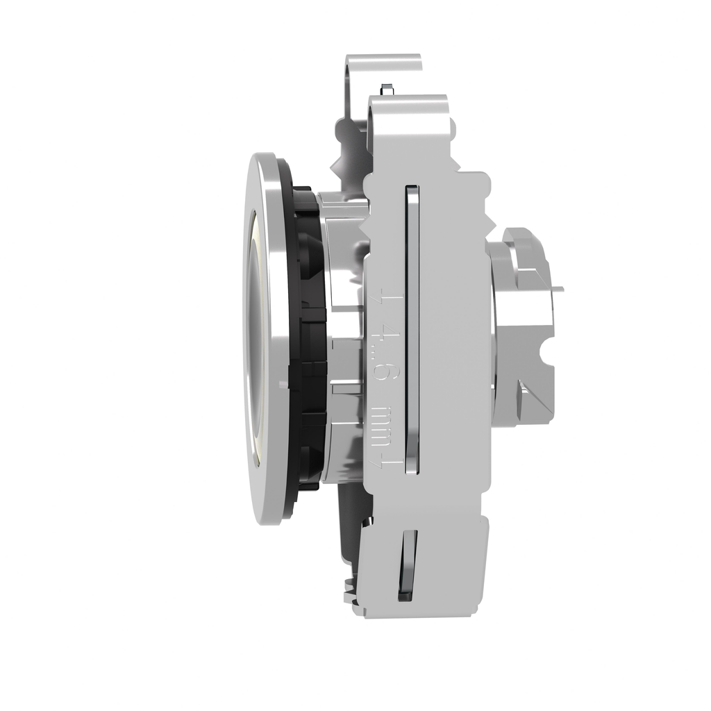 Harmony XB4 - tête bouton poussoir lum DEL - flush - anneau - jaune