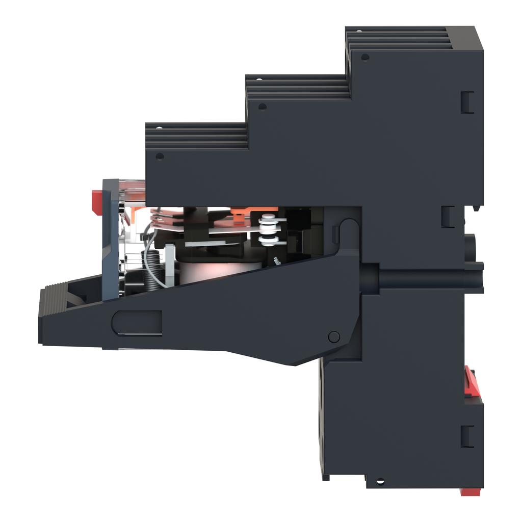 Harmony  RXM - relais monté sur embase cont séparés - 4OF - 6A - test - 24VAC