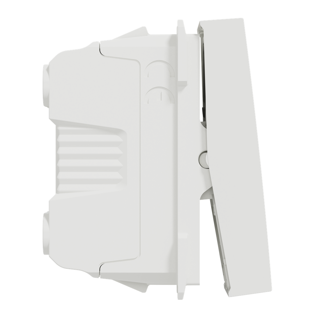 Unica - va-et-vient - 16A - bornier à vis - 1 mod - Blanc - méca seul