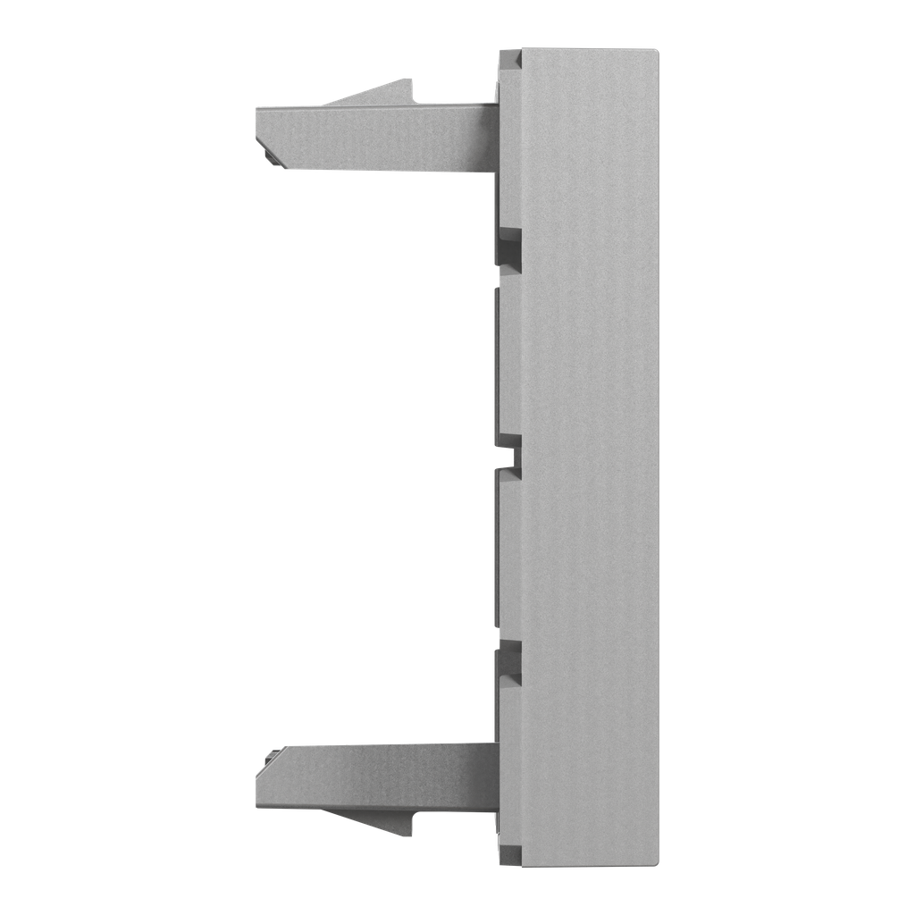 Unica - obturateur - 2 modules - Alu - mécanisme seul