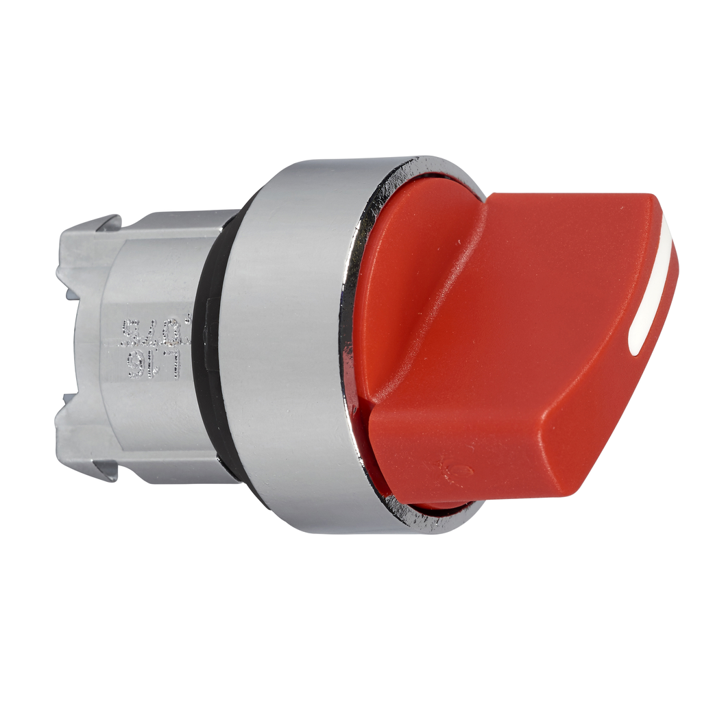 Harmony XB4 - tête bouton tournant à manette - Ø22 - 2 posit fixes - rouge