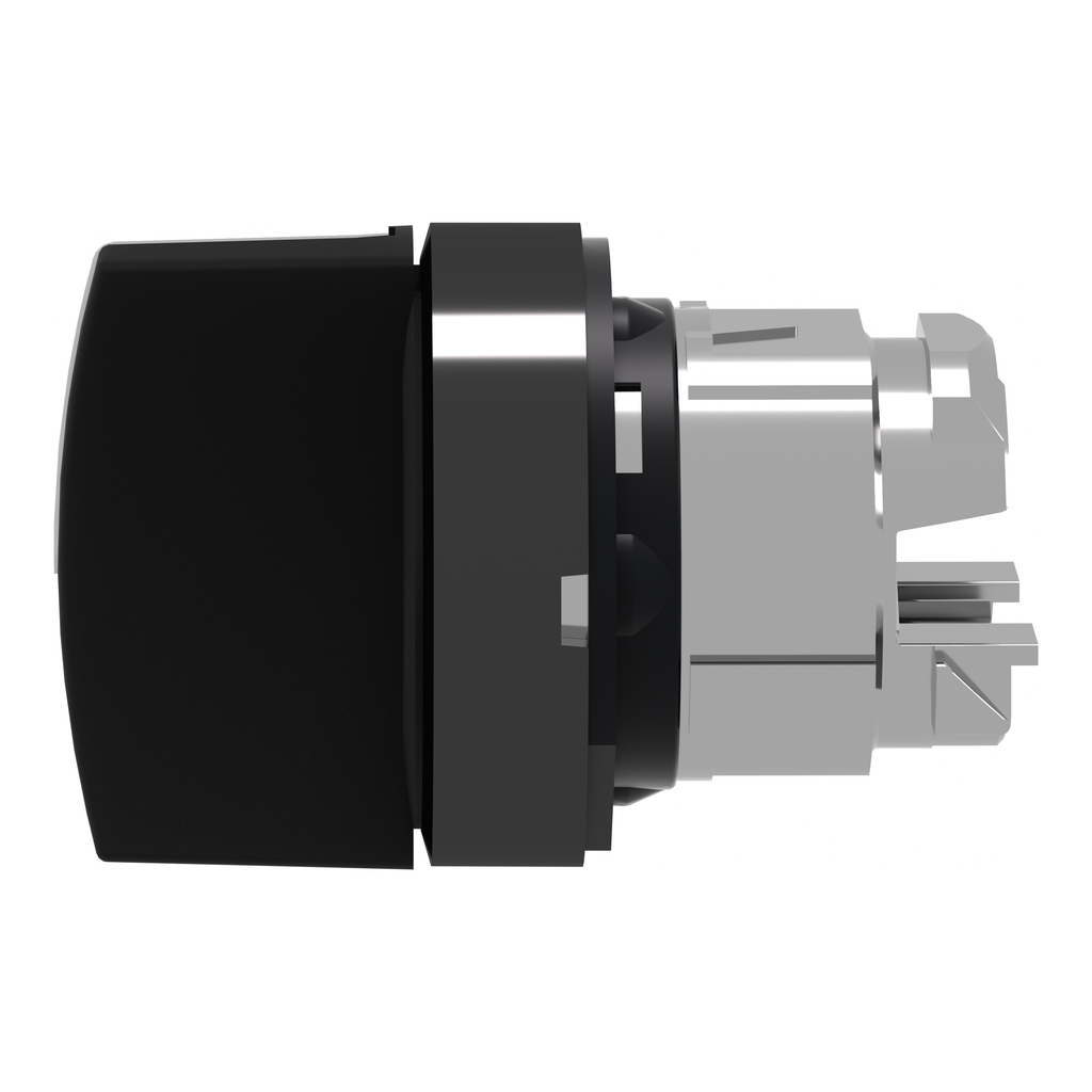 Harmony XB4 - tête bouton tournant à manette - Ø22 - 3 posit fixes - noir