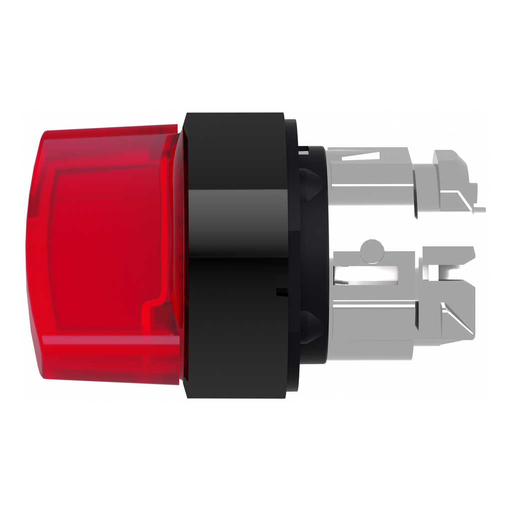 Harmony XB4 - tête bouton à manette lumineux - Ø22 - 2 pos fix - rouge