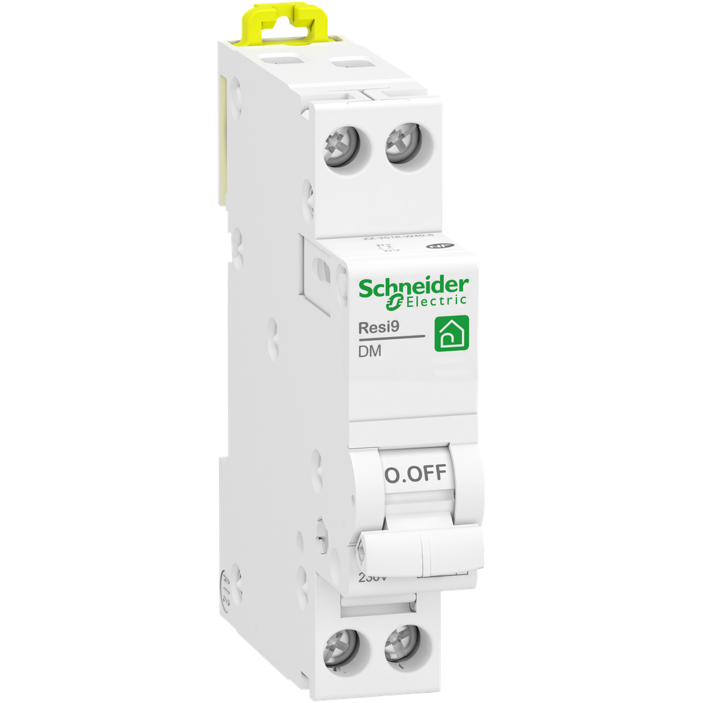 Resi9 - disjoncteur modulaire - 1P+N - 20A - courbe D - peignable