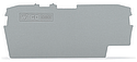 TOPJOB®S : Plaque d'extrémité et intermédiaire 2C / Gris