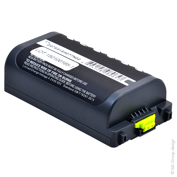 Batterie(s) Batterie lecteur codes barres 3.7V 4400mAh