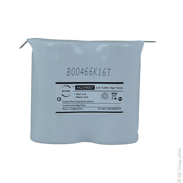 Batterie(s) Batterie eclairage secours 2xD ST1 + fils 2.4V 4Ah