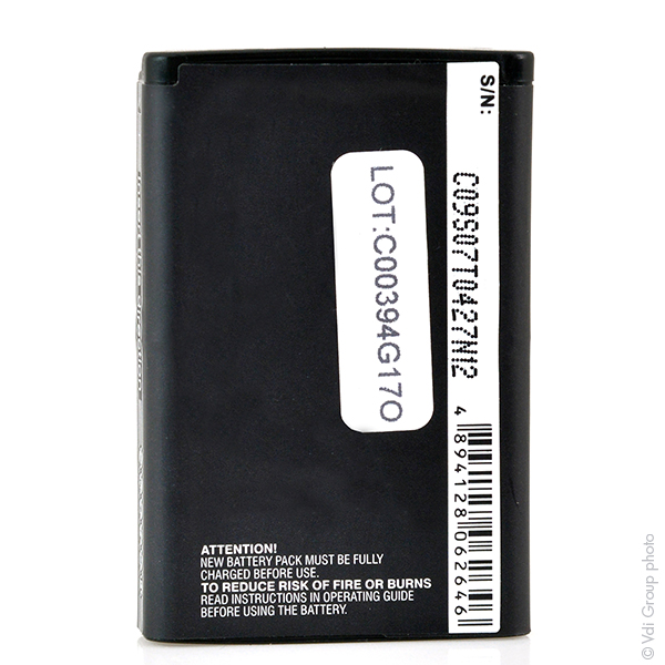 Batterie(s) Batterie Li-Ion 3.7V 2000mAh