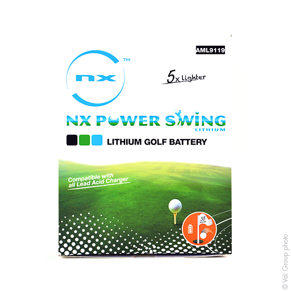 Batterie(s) Batterie Lithium Fer Phosphate Golf NX Power Swing UN38.3 12V 22Ah