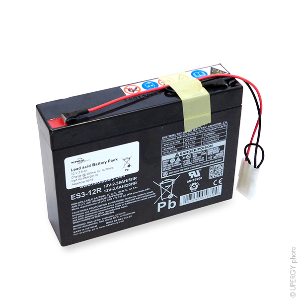 Unité(s) Batterie médicale rechargeable 1x ES 3 12R 1S1P ST1 12V 3Ah Mlx
