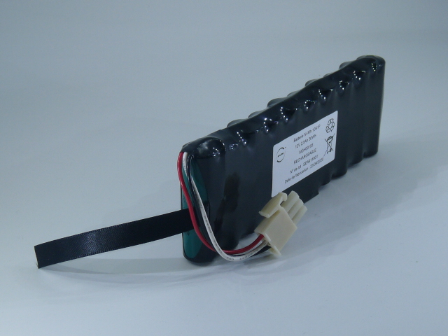 Pack(s) Batterie Nimh 10x AA 10S1P ST1 12V 2.5Ah AMP/TE