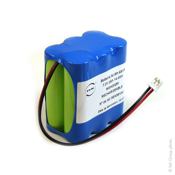 Batterie(s) Batterie Nimh 6x AA 6S1P ST2 7.2V 2Ah JST