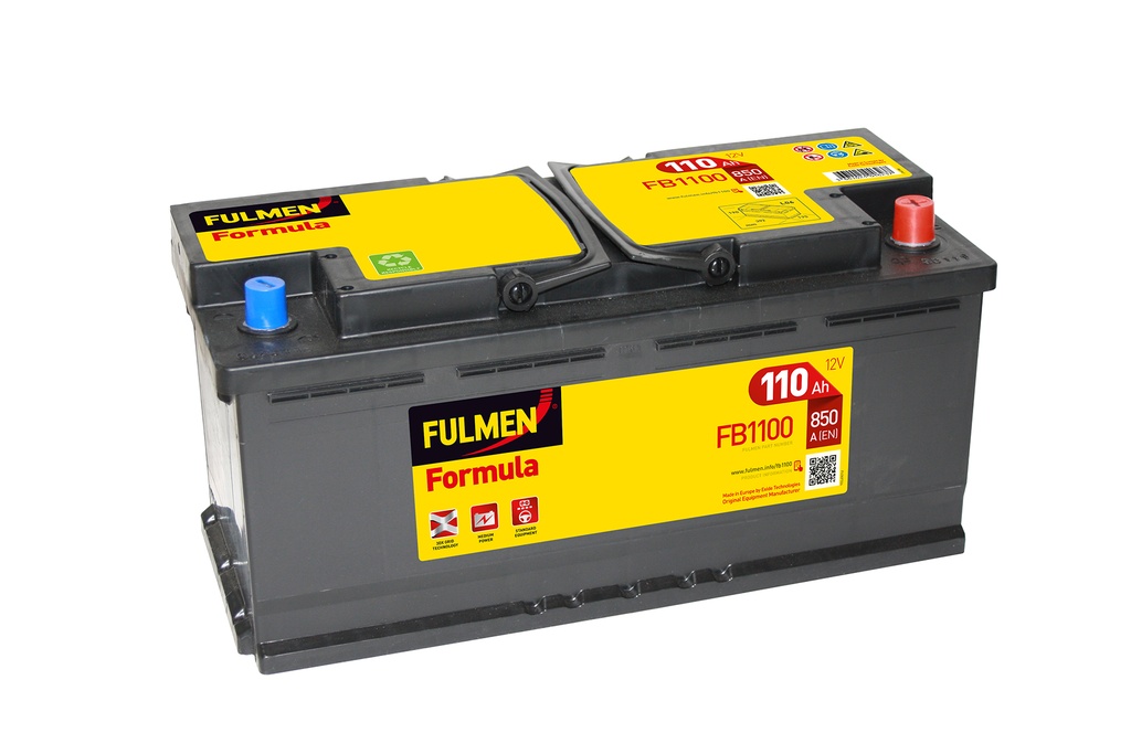 Batterie(s) Batterie voiture FULMEN Formula FB1100 12V 110Ah 850A