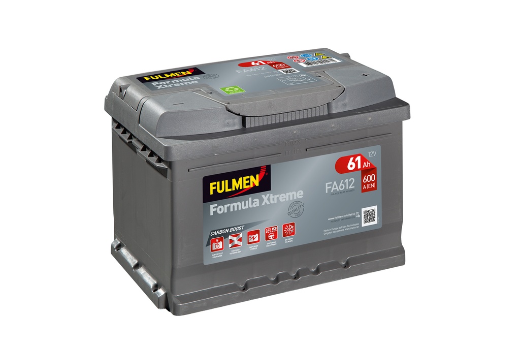 Batterie(s) Batterie voiture FULMEN Formula Xtreme FA612 12V 60Ah 600A