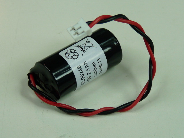 Pile(s) Pile lithium LS17330 2/3A 3.6V 2100mAh JST