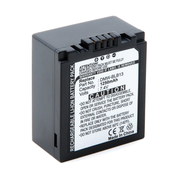 Blister(s) x 1 Batterie appareil photo - caméra 7.4V 1250mAh
