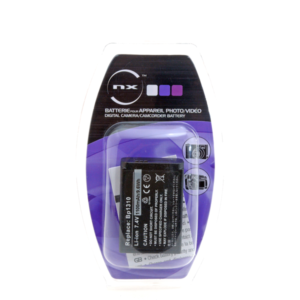 Blister(s) x 1 Batterie appareil photo - caméra 7.4V 1100mAh