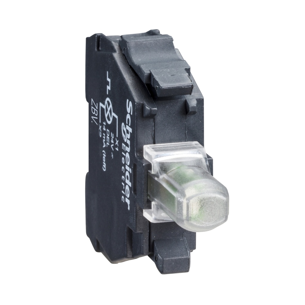 Harmony - bloc lumin XB4-XB5 - DEL - 24V à 120VACDC - rouge - racc vis étrier