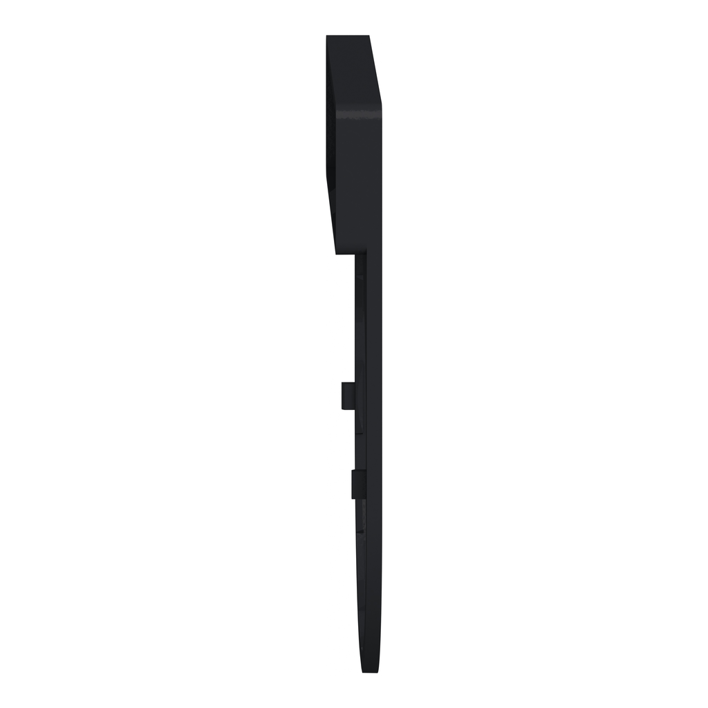 Harmony - porte-étiquette 30x40 + étiquette 'I' 8x27 - blanc/noir