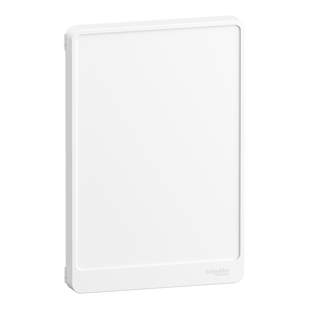 Resi9 - Porte Styl blanche (RAL 9003) pour coffret 2 rangées de 13 modules