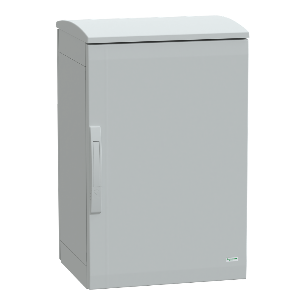 PanelSeT - Armoire polyester toit 750x500x420 - IP44 Ral 7035