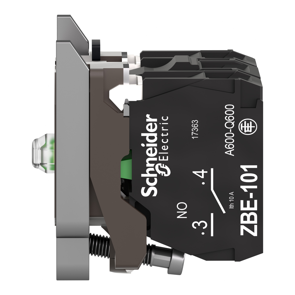 Harmony corps de bouton lumineux - Ø22 - LED Universelle intégrée 1O+1F