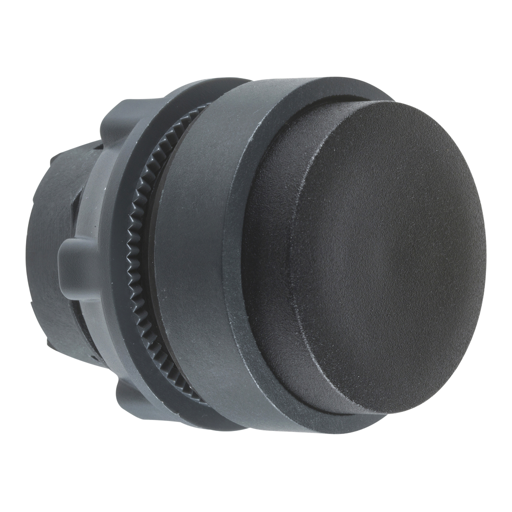 Harmony XB5 - tête bouton pousser-pousser - Ø22 - dépassant - noir