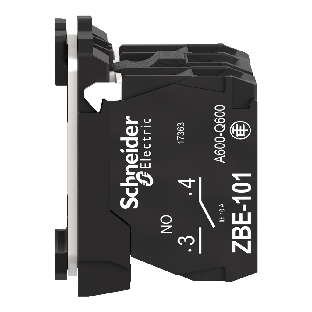 Harmony XB5 - corps bouton poussoir lumineux BA9s - 1O+1F - 250V max - vis étr