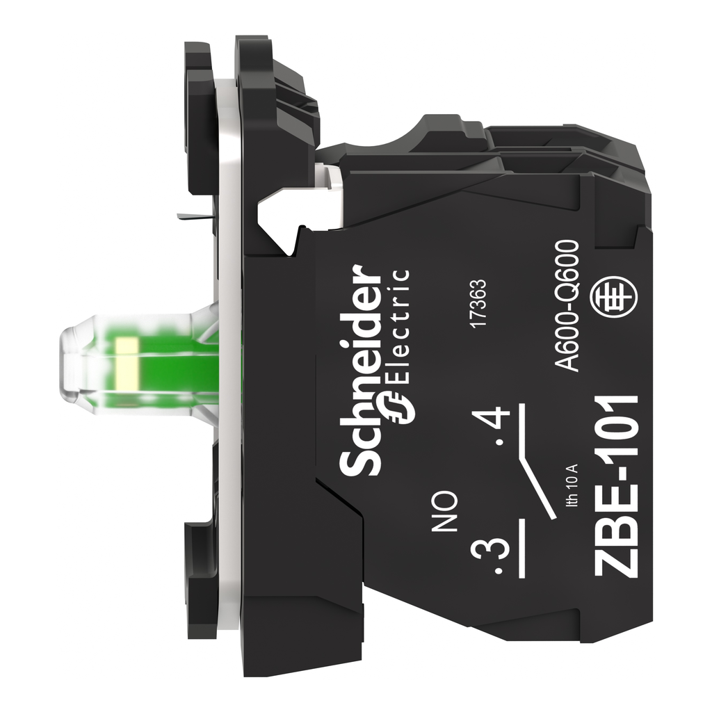 Harmony corps de bouton lumineux - Ø22 - LED Universelle intégrée 1F