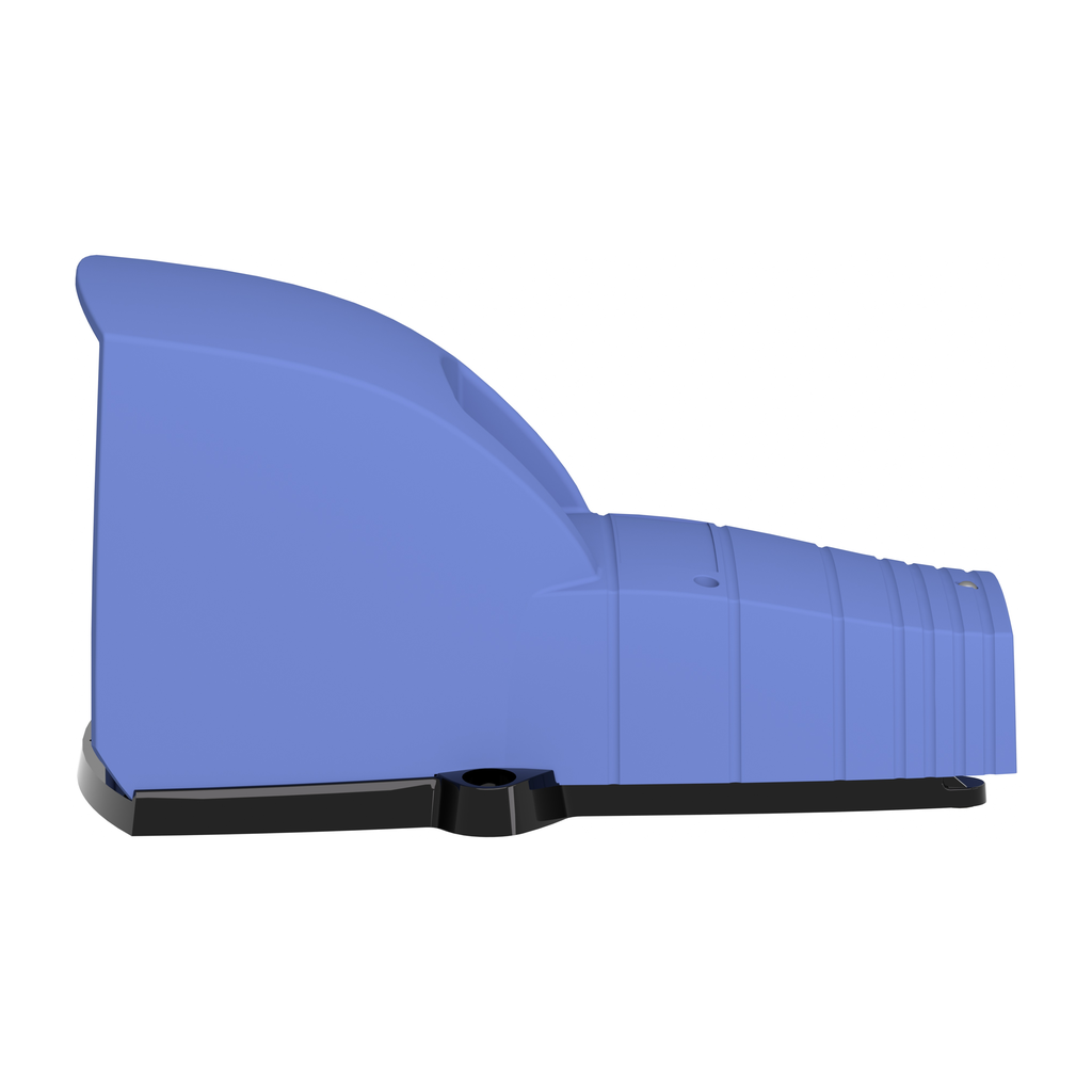 Preventa XPEB - inter. à pied - simple - avec capot - plast.- bleu - 1O+1F