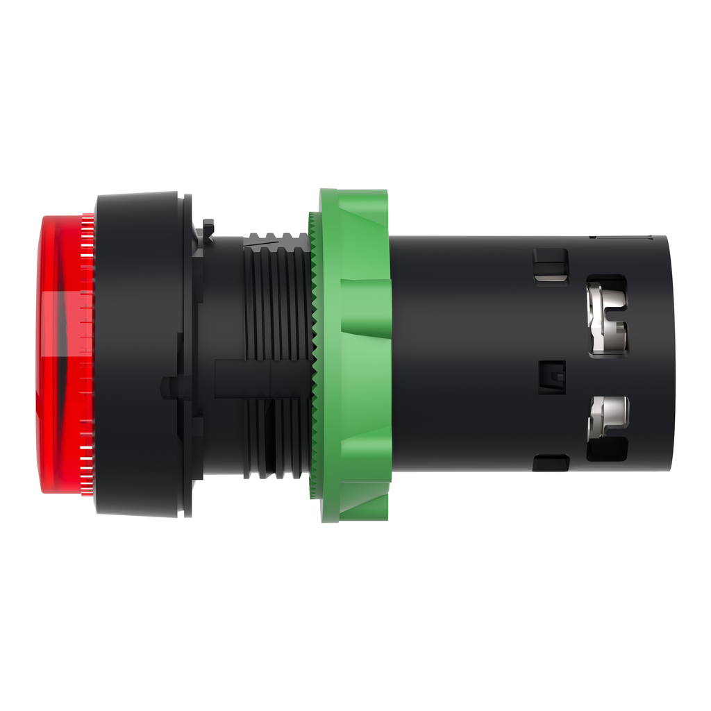 Harmony bouton poussoir lumineux - Ø22 - LED rouge - à impulsion - 1O - 230v