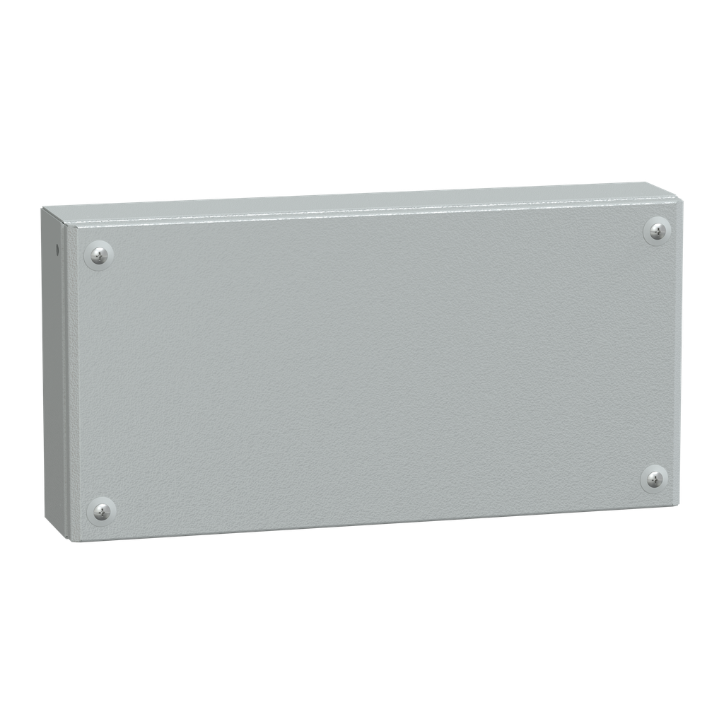 PanelSeT SBM - boite acier - 200x400x80mm - couvercle plein