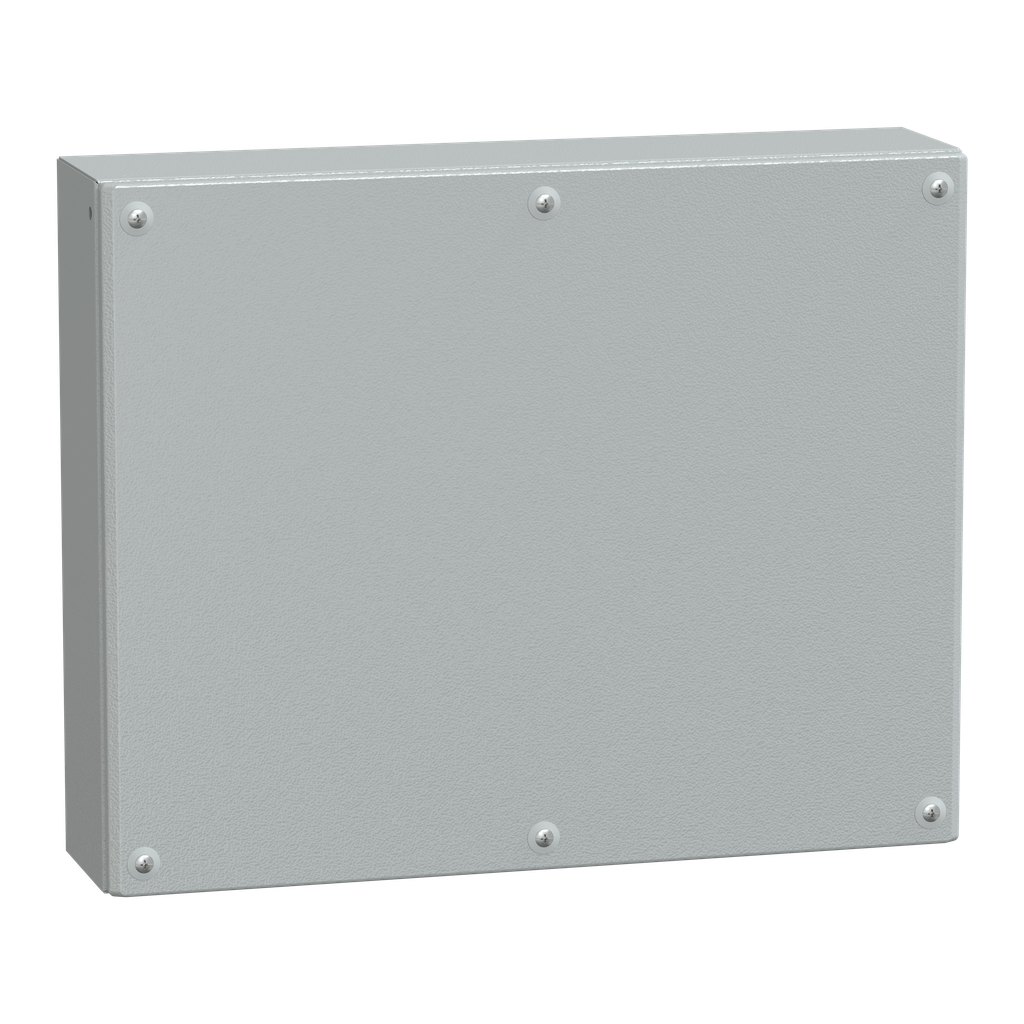 PanelSeT SBM - boite acier - 400x500x120mm - couvercle plein