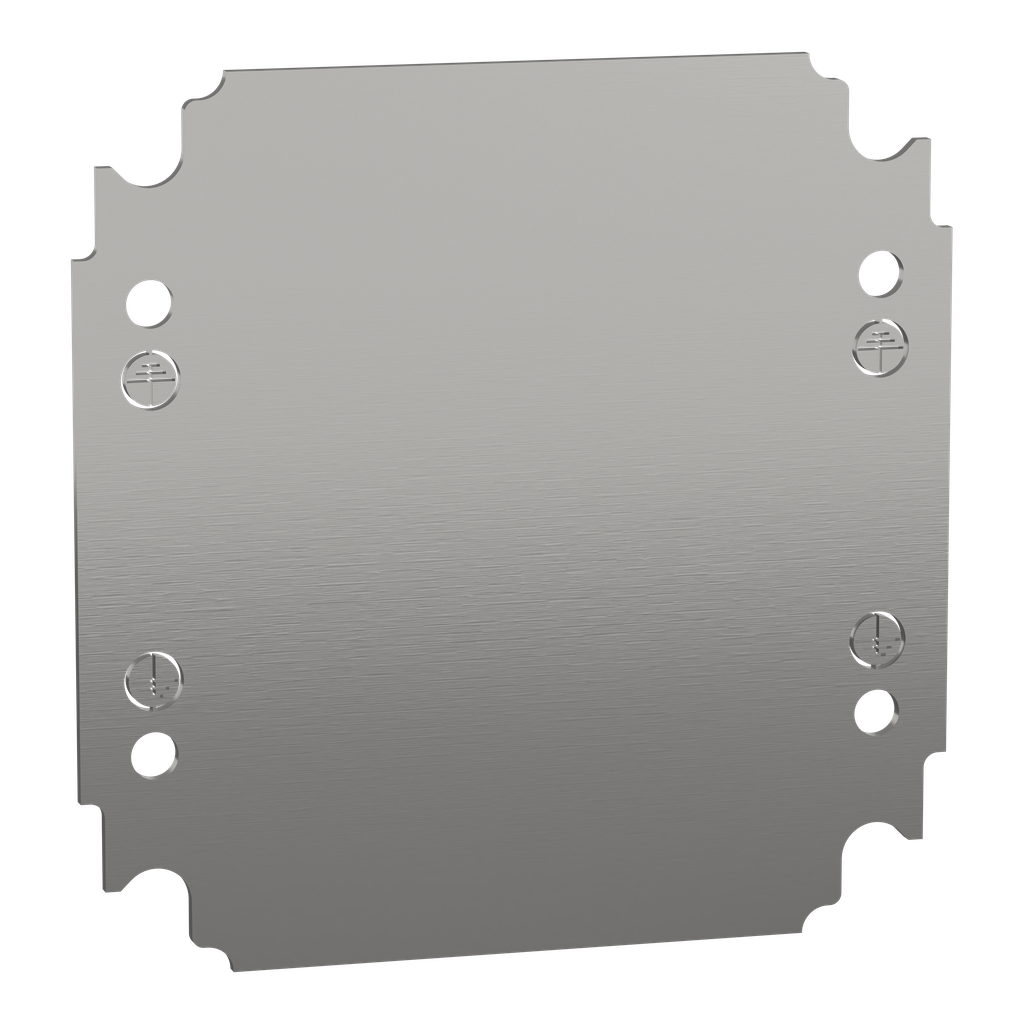 PanelSeT - châssis plein - acier galva. - pour coffret H=200xL=200mm