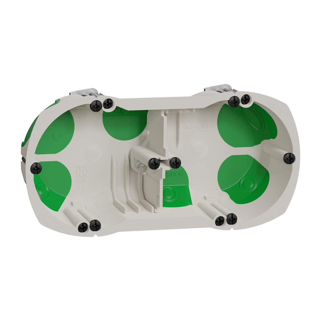 Multifix air - boîte étanche 2 postes - Ø67mm - P40mm - entraxe 71mm