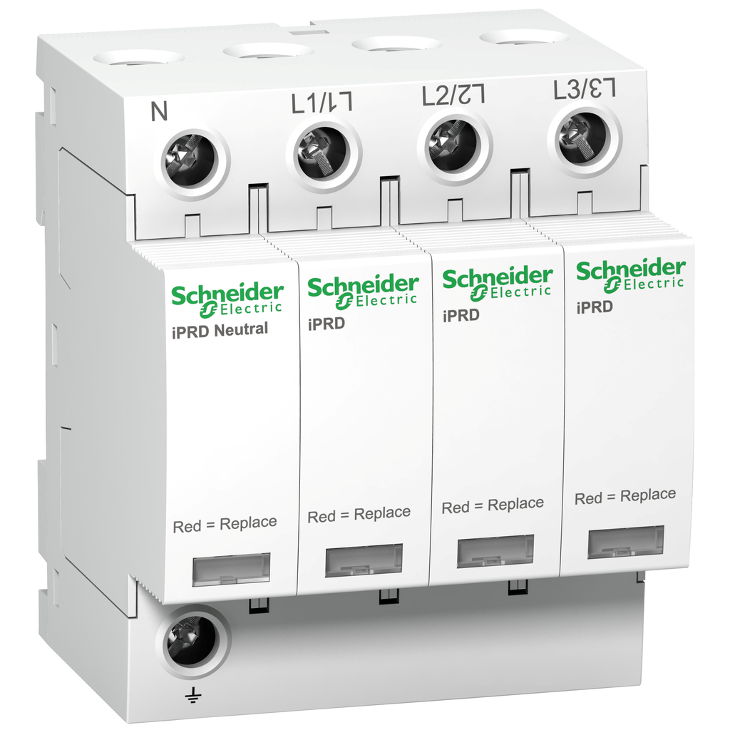 Acti9 - Parafoudre iPRD - 8r - 8kA - 350V - 3PN avec report de signalisation