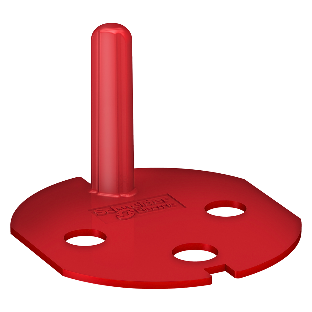 Unica - détrompeur fiche mâle - rouge