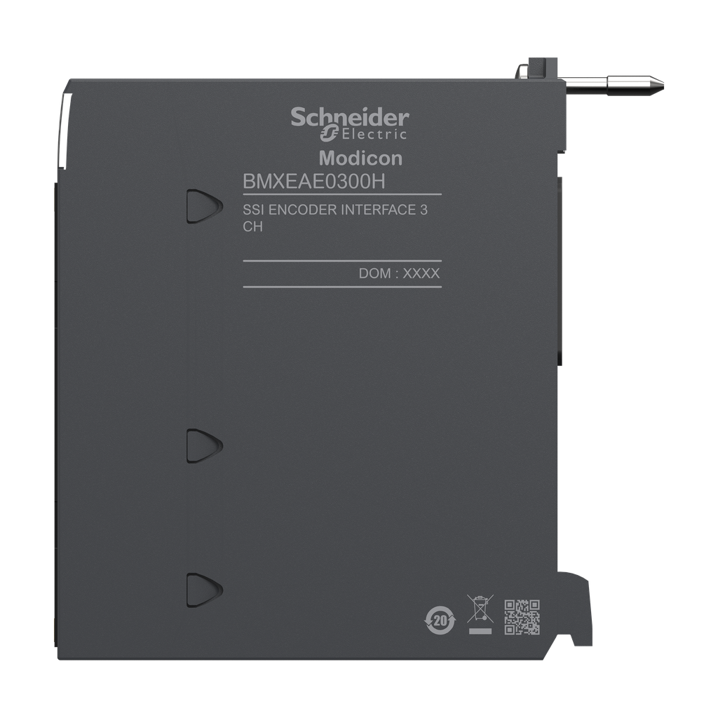 Modicon X80 - module interface codeur SSI - 3 voies - durci